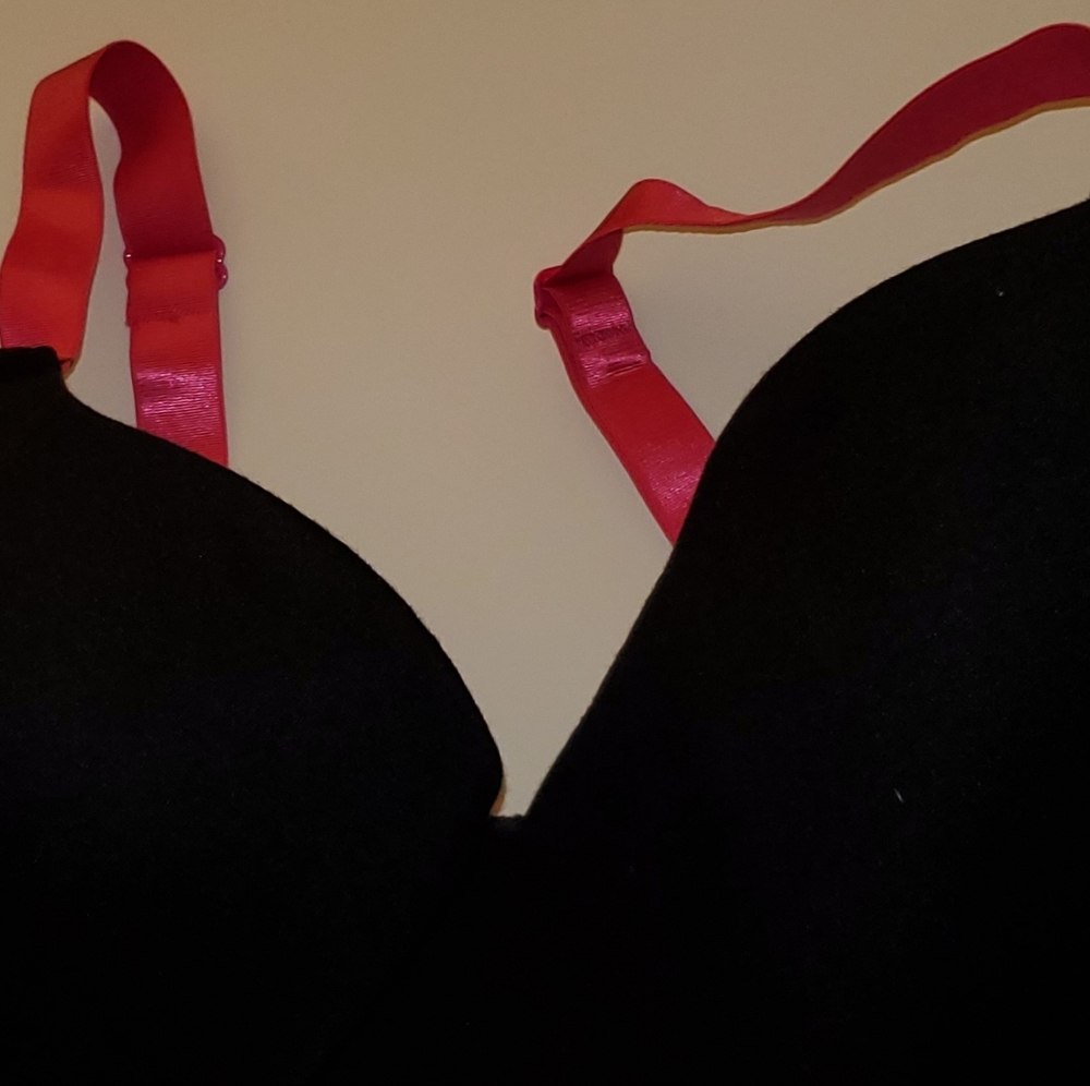 Lace Plunge Bra in Black main image 0
